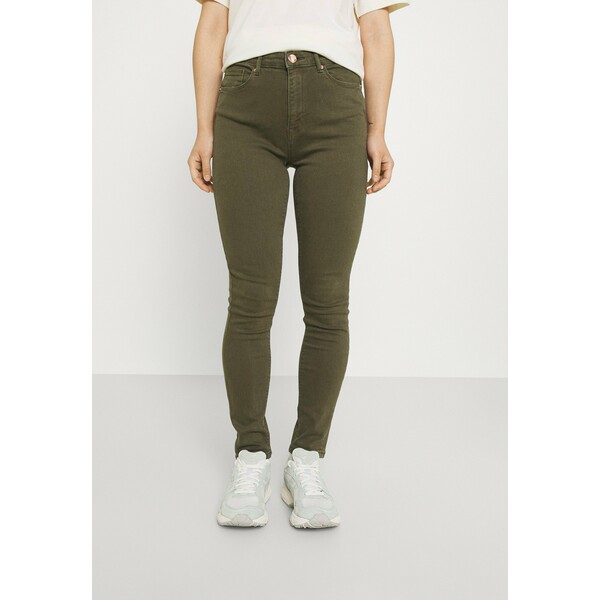 ONLY Petite ONLPAOLA LIFE Jeansy Skinny Fit ivy green OP421A07L
