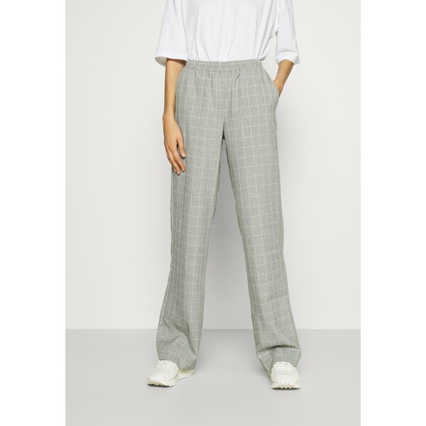 Selected Femme Tall SLFHELGA PANT Spodnie materiałowe grey melange SEM21A012