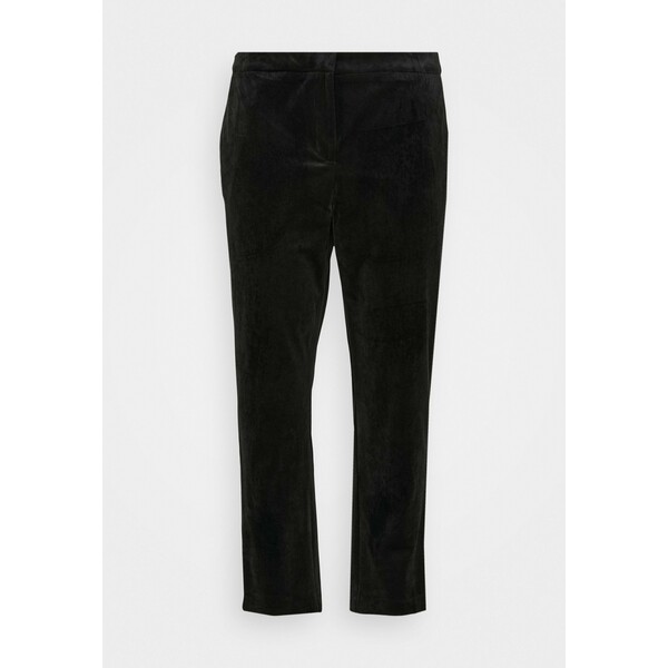 CAPSULE by Simply Be VELVET Spodnie materiałowe black CAS21A01K