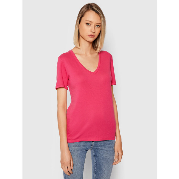 United Colors Of Benetton T-Shirt 3GA2E4230 Różowy Regular Fit