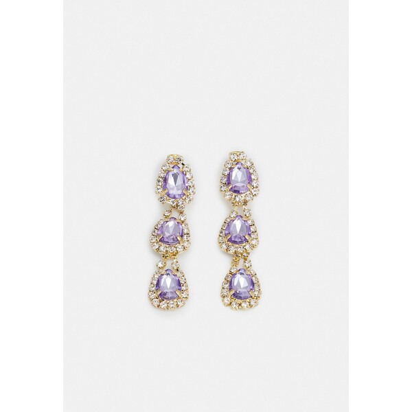 Pieces FPPARLINA GOLD PLATED GEMSTONES DROP EARRINGS ZAL Kolczyki gold-coloured PE351L1A1
