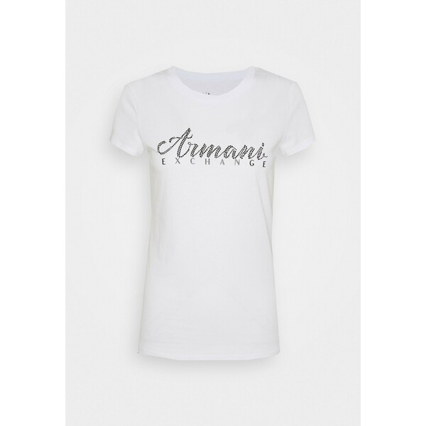 Armani Exchange T-shirt z nadrukiem optic white ARC21D038