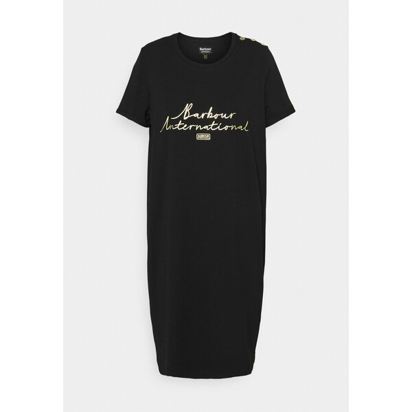 Barbour International SITKA DRESS Sukienka z dżerseju black BG821C00I