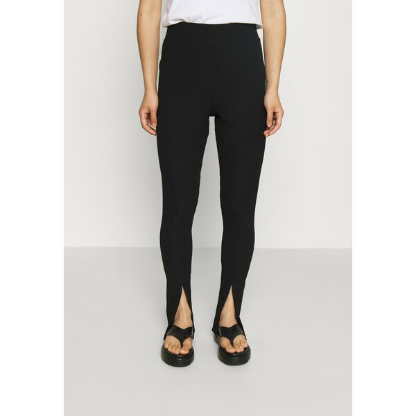 ONLY Petite ONLNELLA SLIT PANT Spodnie materiałowe black OP421A07K
