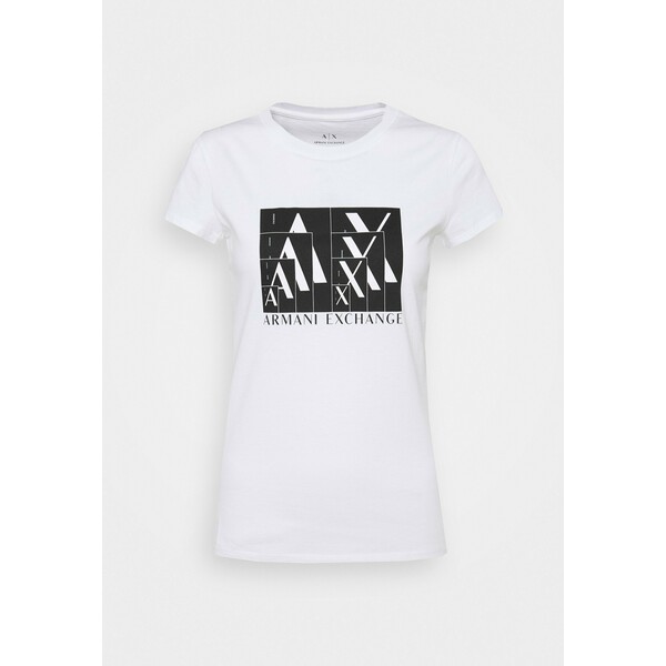Armani Exchange T-shirt z nadrukiem optic white ARC21D039