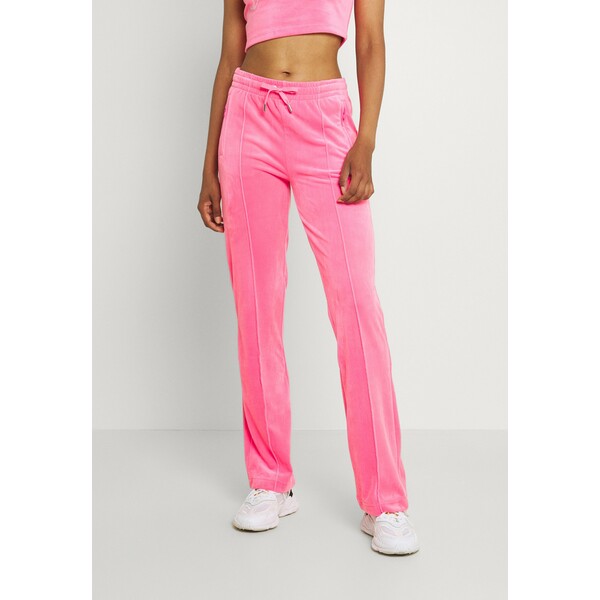 Juicy Couture TINA TRACK Spodnie treningowe fluro pink JU721A019