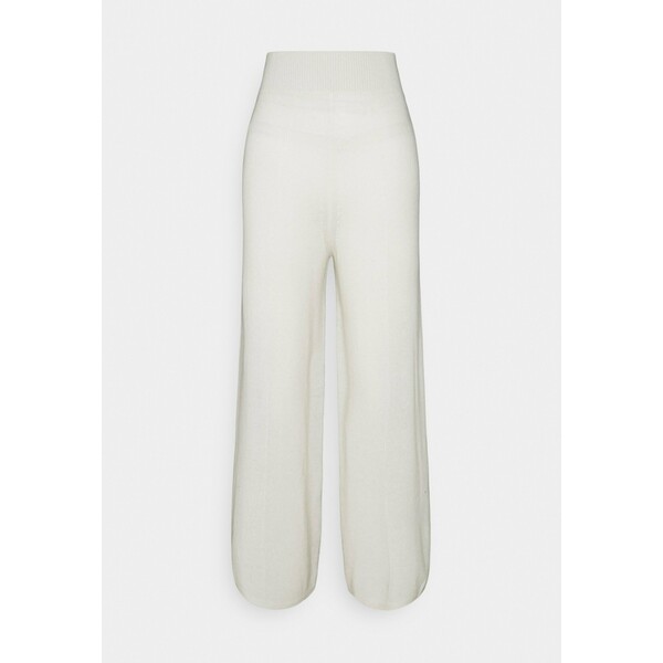 pure cashmere LOOSE FIT PANTS Spodnie materiałowe ivory PUG21A000