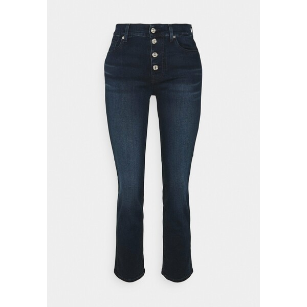 7 for all mankind THE STRAIGHT CROP Jeansy Straight Leg dark blue 7F121N0MA
