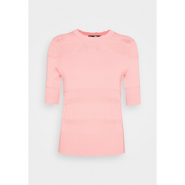 Marks & Spencer London PRETTY CREW T-shirt z nadrukiem light pink QM421I04P