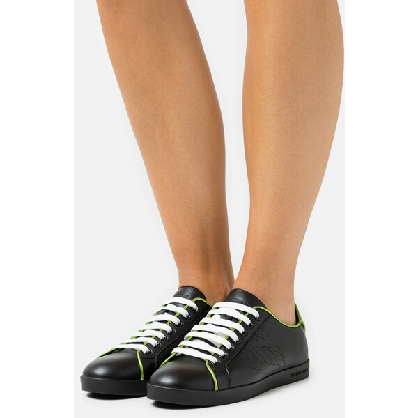 Emporio Armani FANCY Sneakersy niskie black/green EA811A05I
