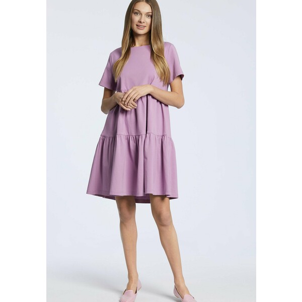 WÓLCZANKA Sukienka letnia purple WOS21C00C