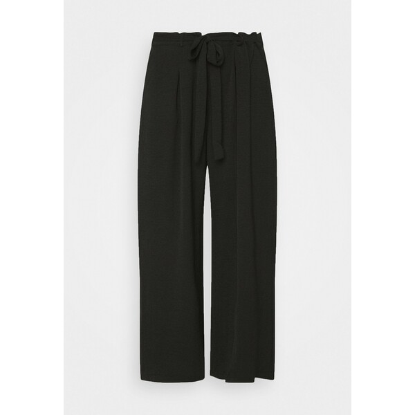 Simply Be TIE TROUSERS Spodnie materiałowe black SIE21A022