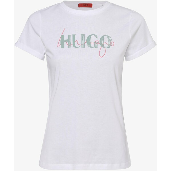 HUGO T-shirt damski – The Slim Tee 9 503473-0001