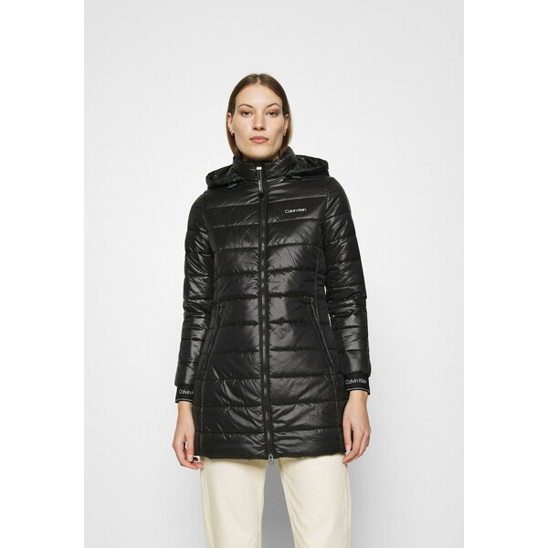 Calvin Klein ESSENTIAL SORONA COAT Krótki płaszcz black 6CA21U02B