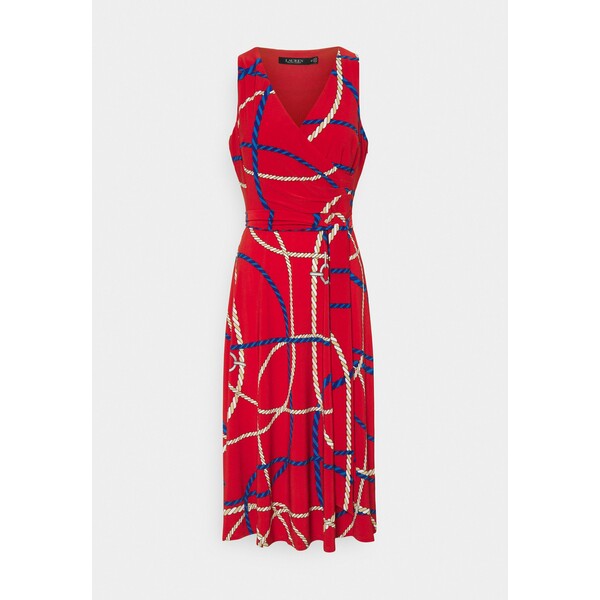 Lauren Ralph Lauren Petite CARANA DAY DRESS Sukienka z dżerseju hibiscus LAR21C03L