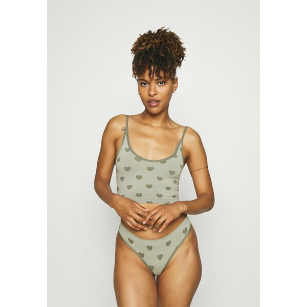 Out From Under for Urban Outfitters FOR KEEPS SET Biustonosz bustier green OU481S003