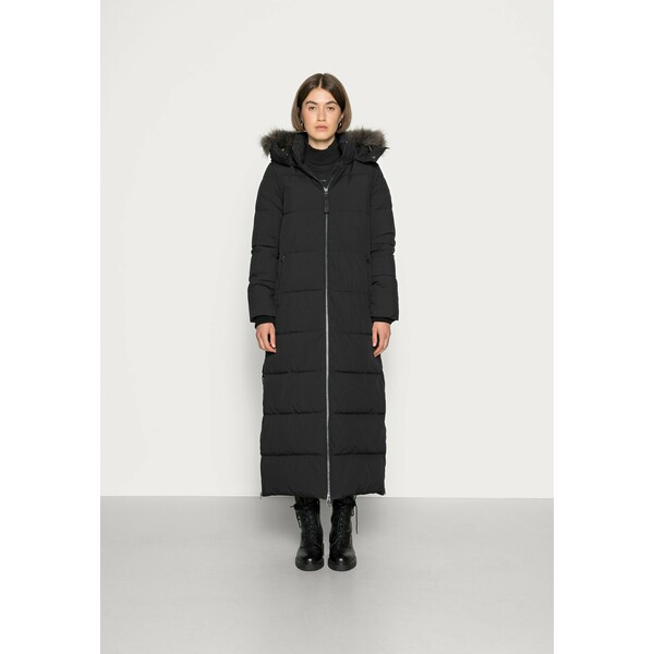 Calvin Klein MODERN SORONA XL COAT Płaszcz zimowy black 6CA21U02K