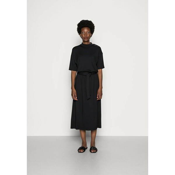 Esprit Collection DRESS Sukienka z dżerseju black ES421C1H7-Q11