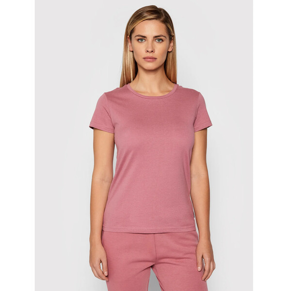 Outhorn T-Shirt TSD606 Różowy Regular Fit