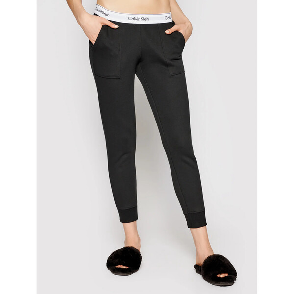 Calvin Klein Underwear Spodnie dresowe 0000QS5716E Czarny Regular Fit
