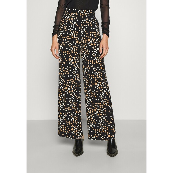 Diane von Furstenberg BRIANNA PANTS Spodnie materiałowe black DF221A00U