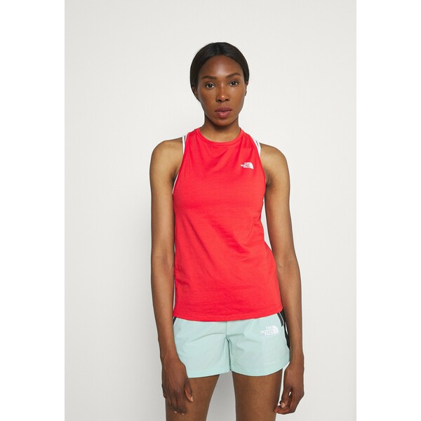 The North Face LEFT CHEST LOGO TANK Top horizon red TH341D03R