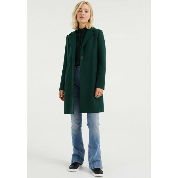 WE Fashion Klasyczny płaszcz sea green WF521U02D