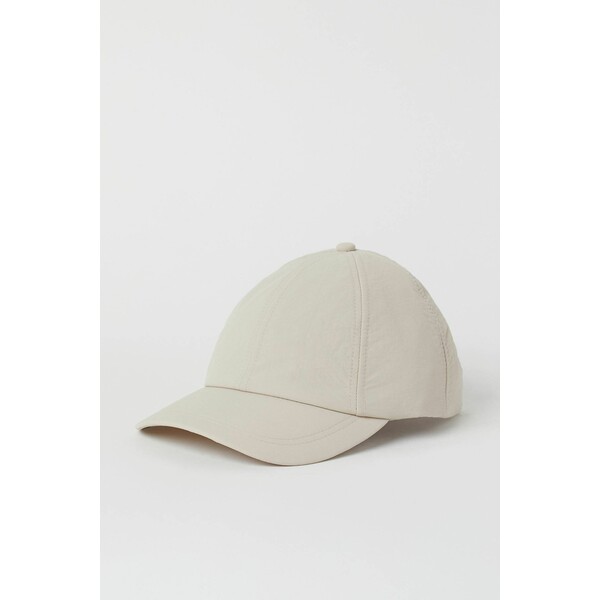 H&M Nylonowa czapka z daszkiem - 1002561001 Jasnobeżowy