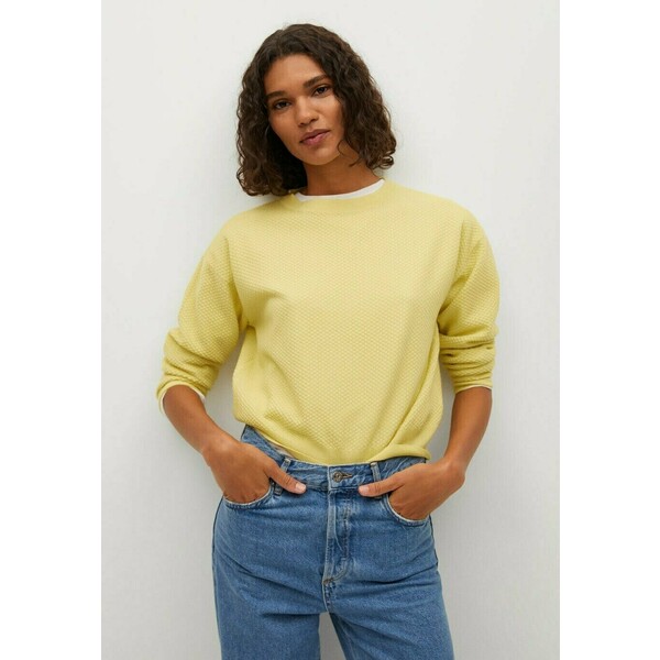 Mango Sweter pastel yellow M9122Q0OM