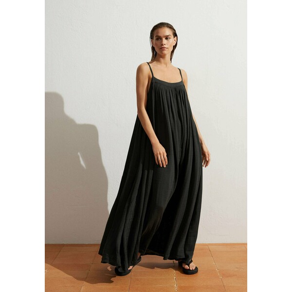 OYSHO Długa sukienka black OY121C06X
