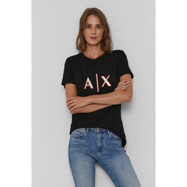 Armani Exchange T-shirt bawełniany 6KYTGF.YJG3Z
