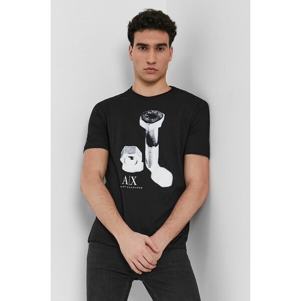 Armani Exchange T-shirt bawełniany 6KZTAR.ZJ5LZ