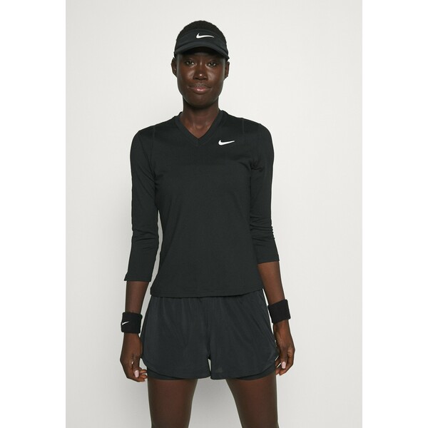 Nike Performance Bluzka z długim rękawem black/white N1241D1MK