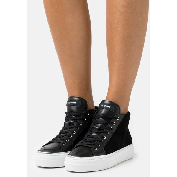 The Kooples CHAUSSURE Sneakersy wysokie black THA11A01E