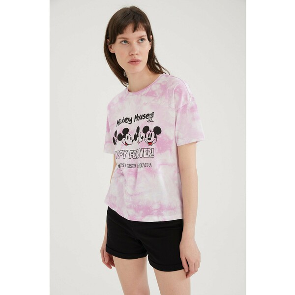 DeFacto DISNEY T-shirt z nadrukiem pink DEZ21D0GR