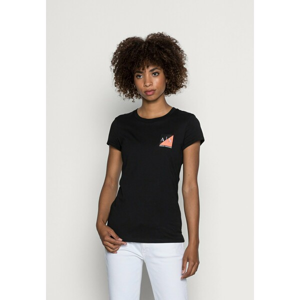 Armani Exchange T-shirt z nadrukiem black ARC21D036