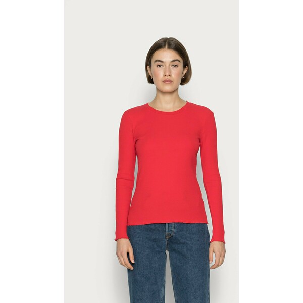 Selected Femme SLFANNA CREW NECK TEE Bluzka z długim rękawem true red SE521D0H7