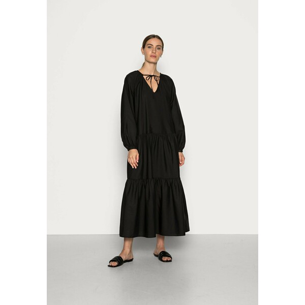 ARKET Długa sukienka black ARU21C021