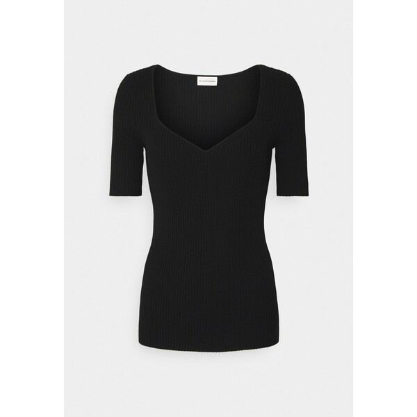 By Malene Birger FEDDEA T-shirt basic black BY121I04Y