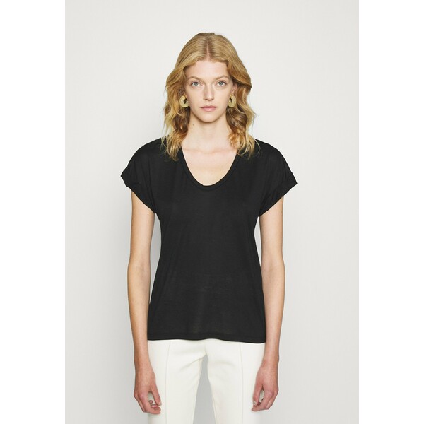 CLOSED WOMENS T-shirt basic black CL321D018