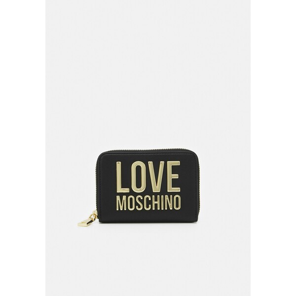 Love Moschino BIG LOGO SMALL WALLET Portfel black LO951F07W