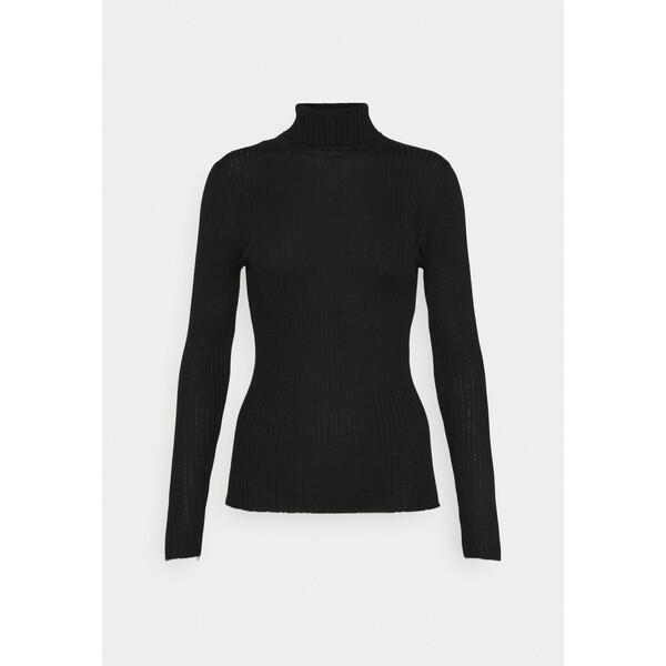 Selected Femme Petite SLFCOSTINA ROLLNECK Sweter black SEL21I01Z