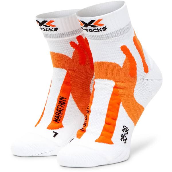 X-Socks Skarpety Wysokie Męskie Marathon XSRS11S19U Biały