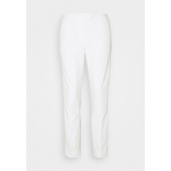 DKNY FRONT TAB STRAIGHT PANT Spodnie materiałowe ivory DK121A025