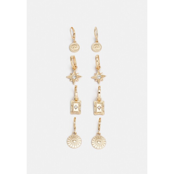 Pieces PCLIBBY EARRINGS 4 PACK Kolczyki gold-coloured PE351L1G2