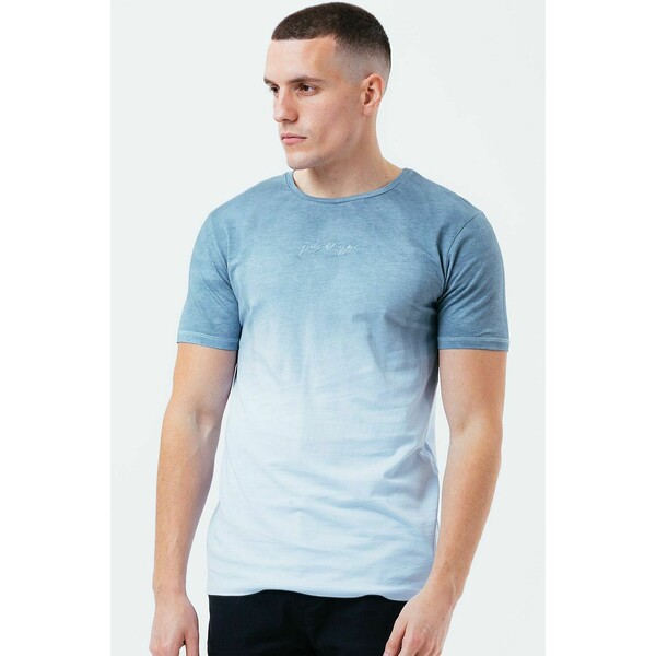 Hype T-shirt bawełniany BLUE DIP DYE VWF.096