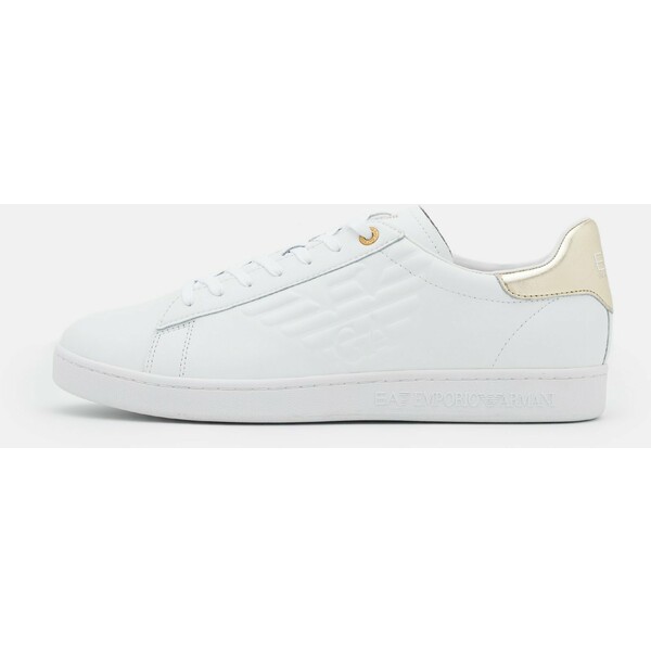 EA7 Emporio Armani UNISEX Sneakersy niskie white/gold EA712O00D-A12