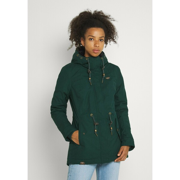 Ragwear MONADIS Płaszcz zimowy dark green R5921U06H