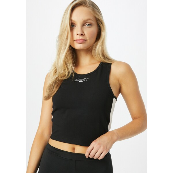 DKNY Performance Top sportowy 'COLORBLOCK CROPPED TANK' DKP0126001000001