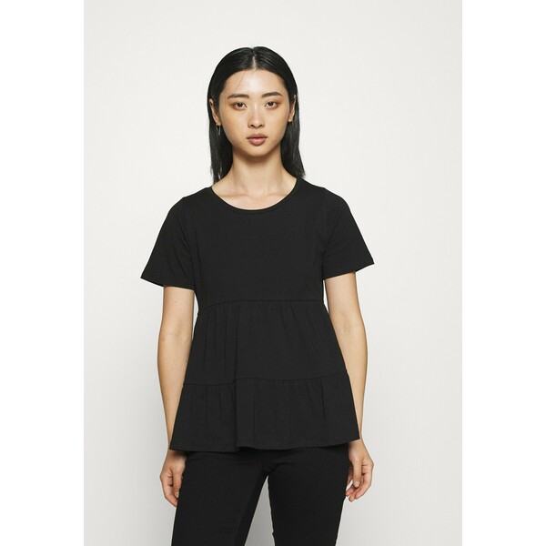ONLY Petite ONLAYCA PEPLUM T-shirt basic black OP421E04S